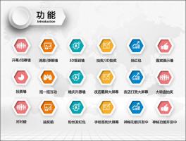 现场大屏幕微现场活动1.11,支持视频/3D开场/红包打赏/抽奖/土豪霸屏/抢红包/大转盘等