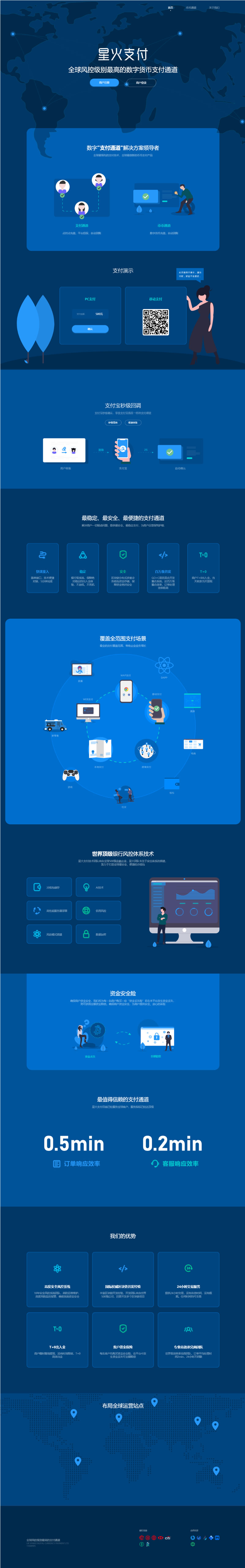 星火支付/USDT承兑系统/支持ERC20 OMNI/代理商/第三方支付接口/USDT场外OTC/数字货币